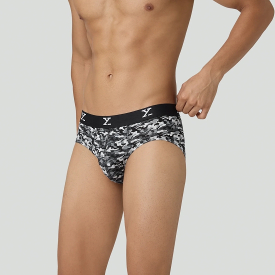 Shuffle Modal Briefs Camouflage Grey S