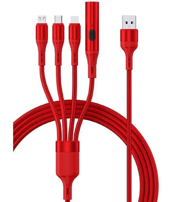 Life Like Red 5 A Multi Pin Cable 1.2 Meter - Red