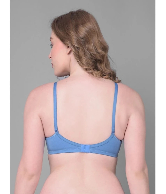 Dollar Missy Blue Cotton Non Padded Womens Everyday Bra ( Pack of 1 ) - None