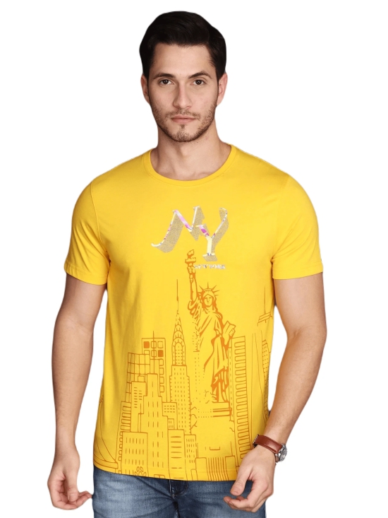 Albion Mens Yellow T-Shirt