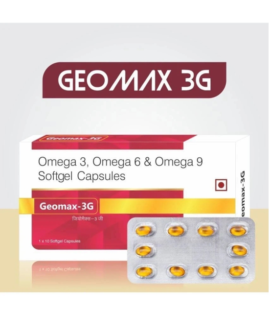 Leeford Geomax-3G Omega Softgel Capsules Pack of 4