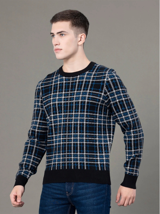 RedTape Round Neck Pattern Sweater for Men | Ultimate Comfort