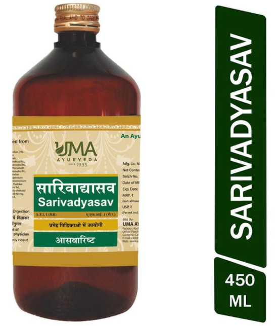UMA AYURVEDA Sarivadyasava_450_ml Liquid 1 kg Pack Of 1