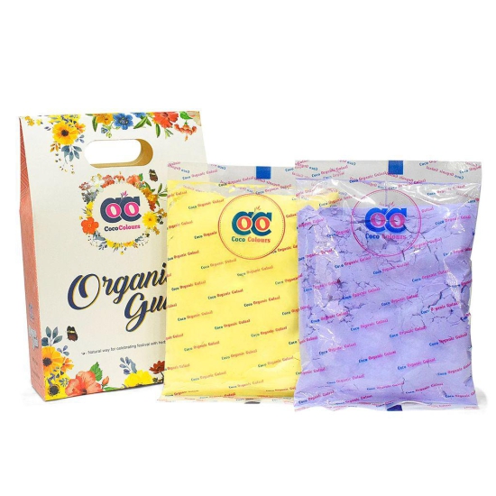 UrbanOasis COCO Organic Gulal Holi Colors (Pack 2)