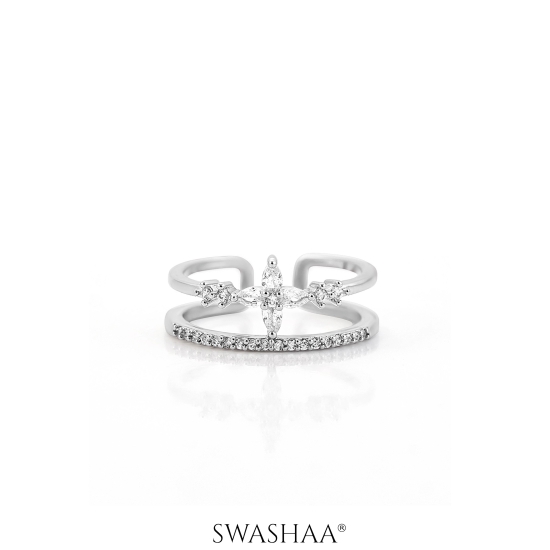 Parisha Silver Ring-Silver