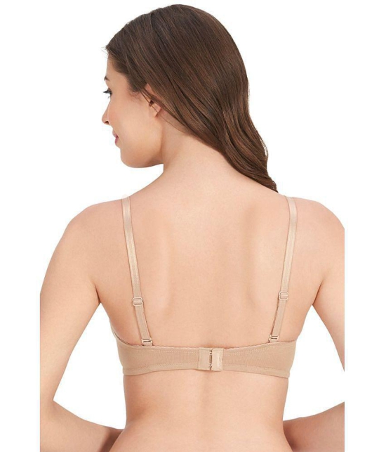 Amante Cotton Seamless bra - Beige Single - 32B