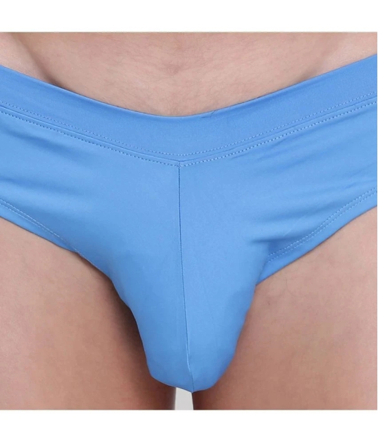 BASIICS By La Intimo - Blue BCSSS03 Polyester Mens Briefs ( Pack of 1 ) - None