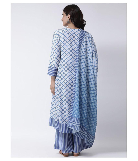 Hangup Blue Chanderi Dupatta