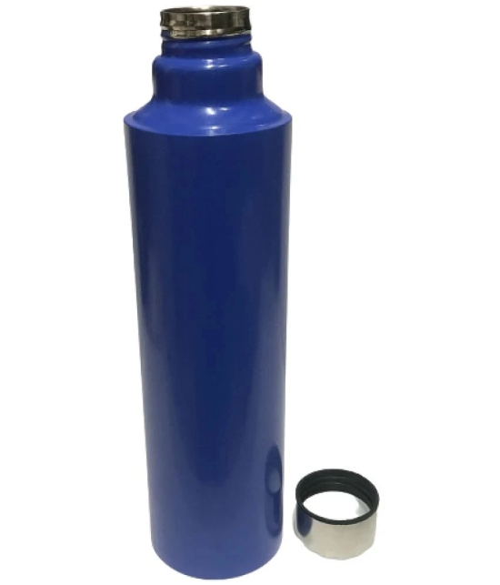 Dynore - Navy Blue School Water Bottle 1000 mL ( Set of 1 ) - Navy Blue