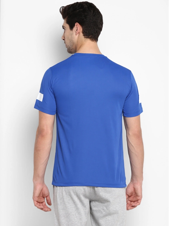 MENS POL SLV PT TEE-M / Blue