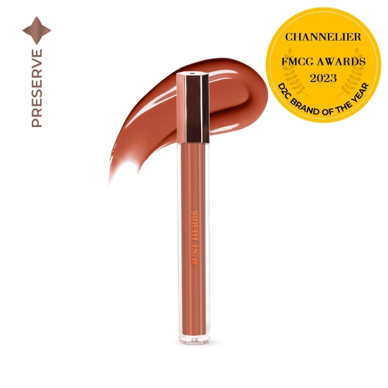 Plant-powered Glass Lip Ink with Cica and Sweet Almond Oil-JHPPGLI-05 Velvet Taupe