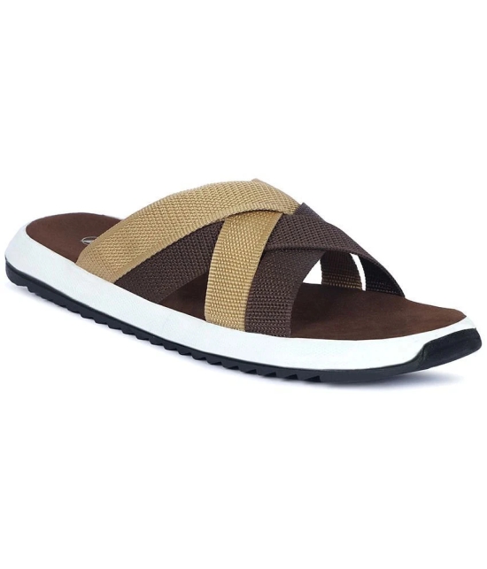 Aadi - Brown Mens Daily Slipper - None