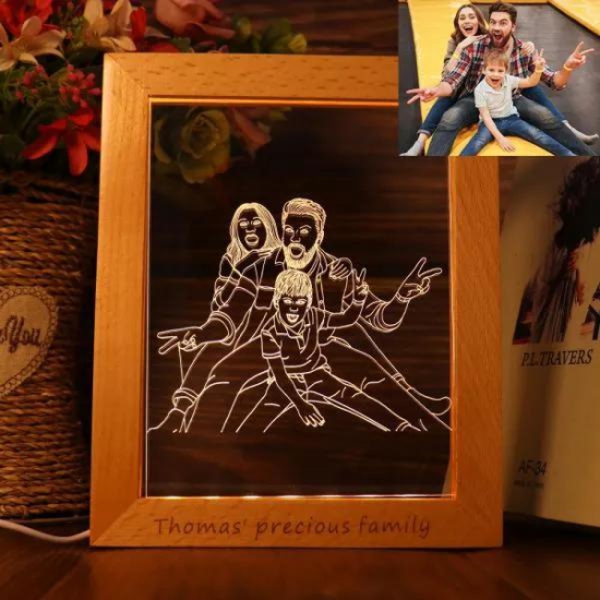 Led photo frames