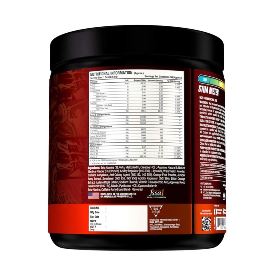 ProSupps Hyde Xtreme 30 Servings-Fruit Punch / Iron Asylum (Official Importer)