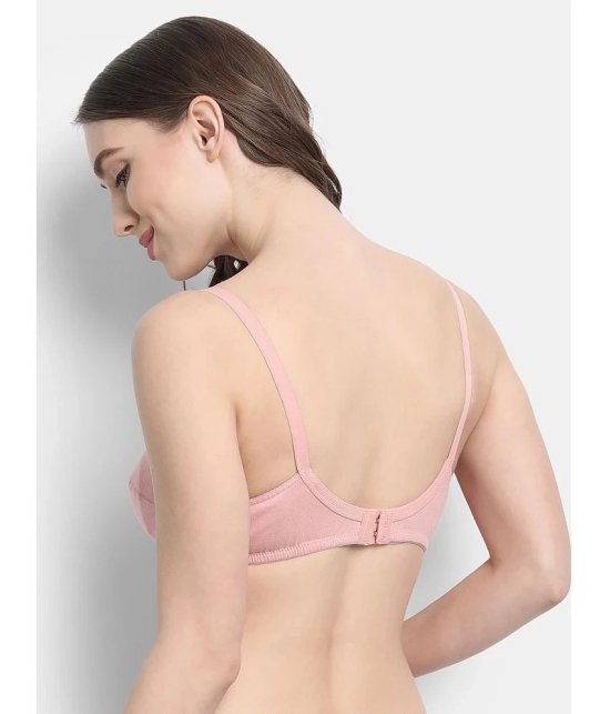 VStar - Pink Cotton Non Padded Womens Everyday Bra ( Pack of 1 ) - None