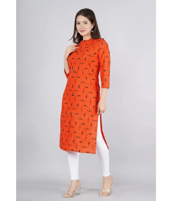 KIPEK - Red Cotton Womens Straight Kurti - XXL