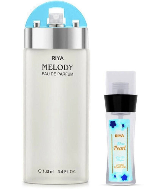 Riya Melody & Blue Pearl Eau De Parfum (EDP) For Unisex 110 ( Pack of 2 )