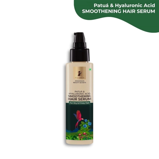 PILGRIM Amazonian Patu? & Hyaluronic Acid Smoothening Hair Serum For Dry & Frizzy Hair, Serum For Hair Smoothening, Hydrates & Detangles, Smoothens Rough Ends, Hair Serum For Unisex, 100ml