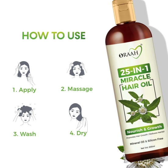 Oraah 25-in-1 Miracle Oil (200ml)