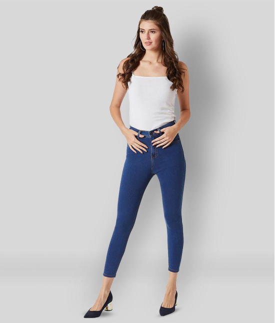 Miss Chase - Blue Denim Women''s Jeans ( Pack of 1 ) - 32