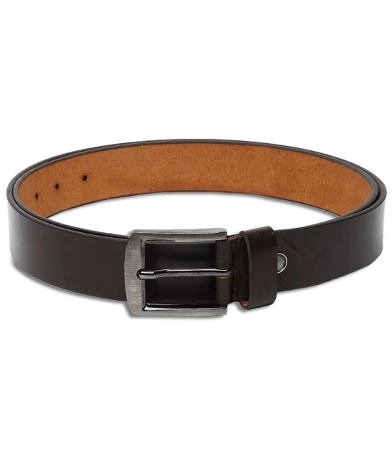 samtroh - Brown Leather Mens Casual Belt ( Pack of 1 ) - None