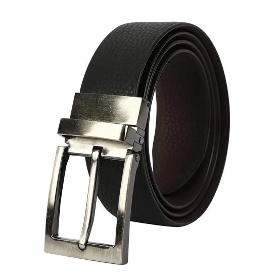 SWHF Premium Genuine Leather Belt for Men with Metal Buckle | Formal Belt | Casual | Black | Durable | Adjustable | Soft | Genuine Leather |