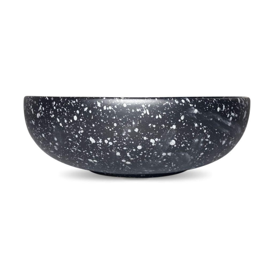 Ceramic Dining Studio Collection Matte Black with Droplets Ceramic 700ML Serving Bowl