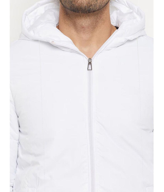 9TY3REE Polyester Men''s Puffer Jacket - White ( Pack of 1 ) - None