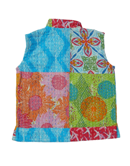 Kids Unisex Patchwork Jacket-4-6 Yrs