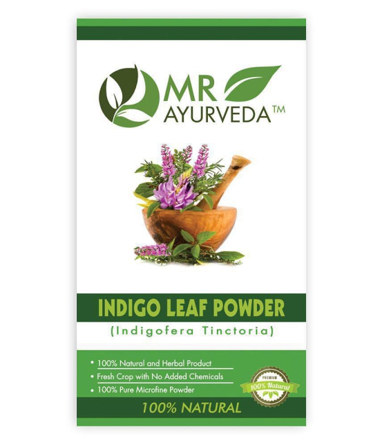 MR Ayurveda 100% Organic Indigo Powder for Hair Natural Henna 100 g