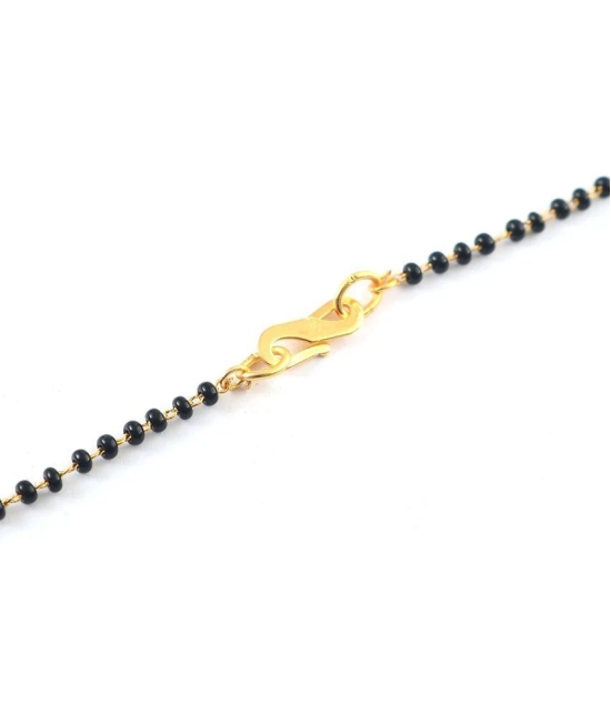 Jewar Mandi - Black Mangalsutra Set ( Pack of 1 ) - Black