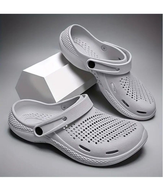 Secritas - Light Grey Mens Clogs - None