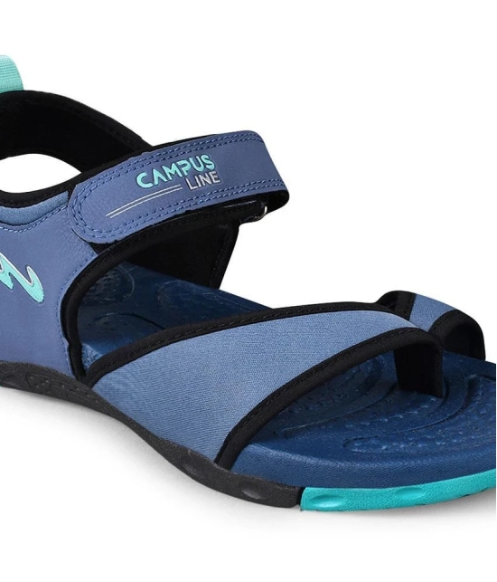 Campus - DarkBlue Mens Floater Sandals - None