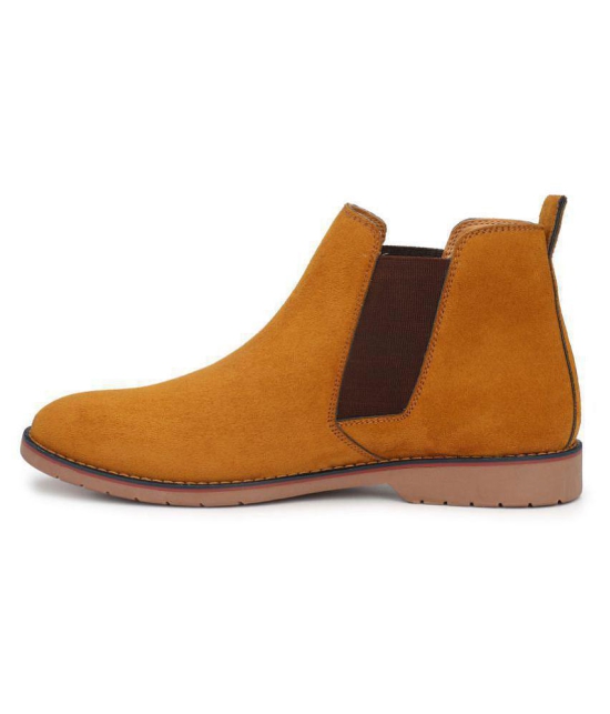 Fentacia - Tan Men's Boots - None