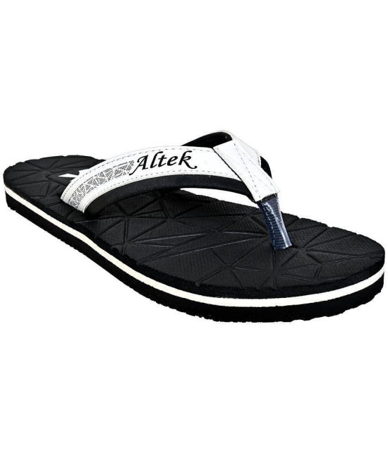 Altek - Black Mens Thong Flip Flop - None