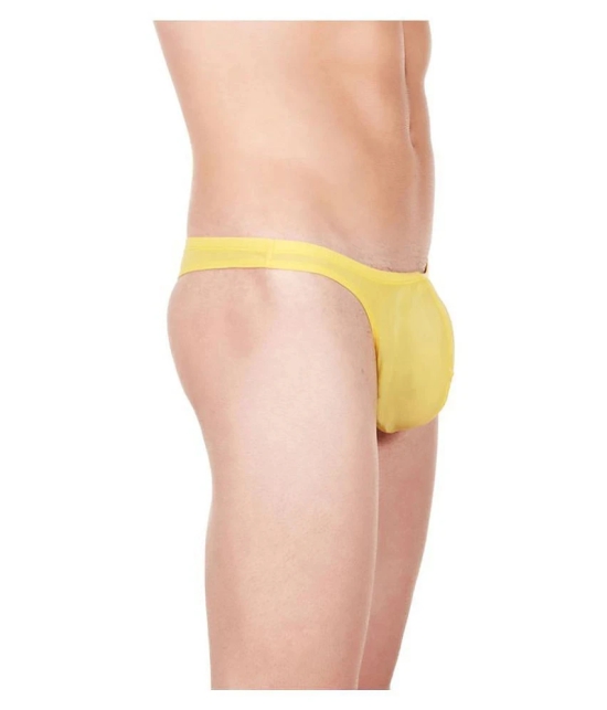 La Intimo Nylon Mens Trunks ( Yellow ) - S