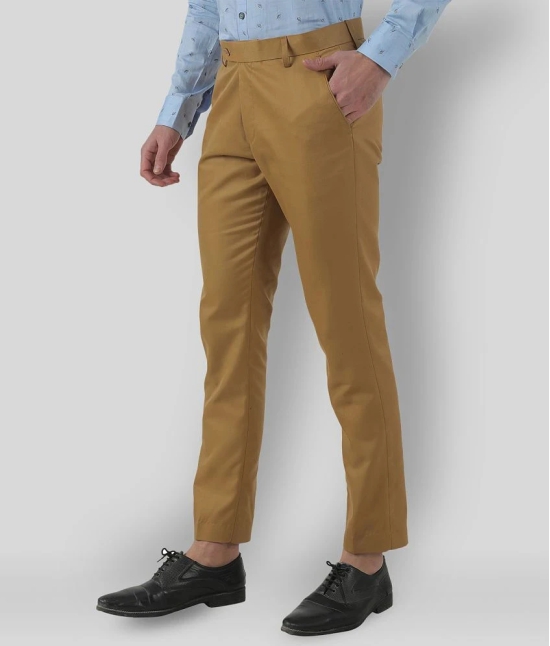 Inspire Clothing Inspiration - Khaki Polycotton Slim - Fit Mens Chinos ( Pack of 1 ) - None