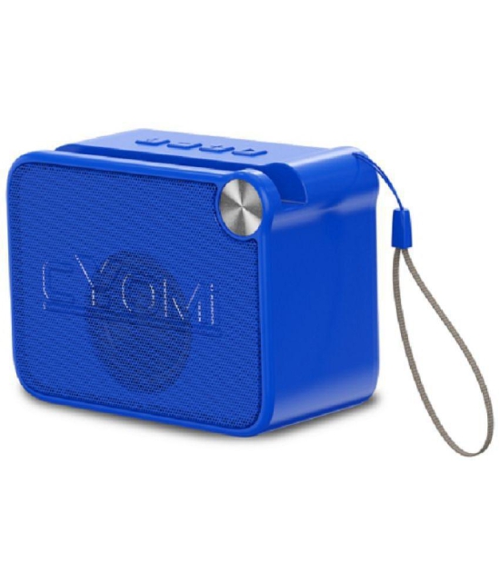 CYOMI CY_617Candy_Blue 5 W Bluetooth Speaker Bluetooth V 5.1 with SD card Slot,USB Playback Time 6 hrs Blue - Blue