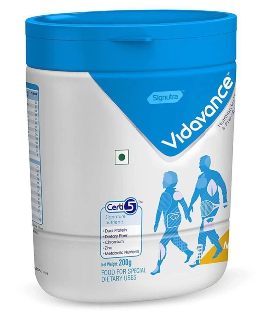 VIDAVANCE Advanced Nutrition for Diabetes & Pre-Diabetes 200g Nutrition Drink for Adult 200 gm