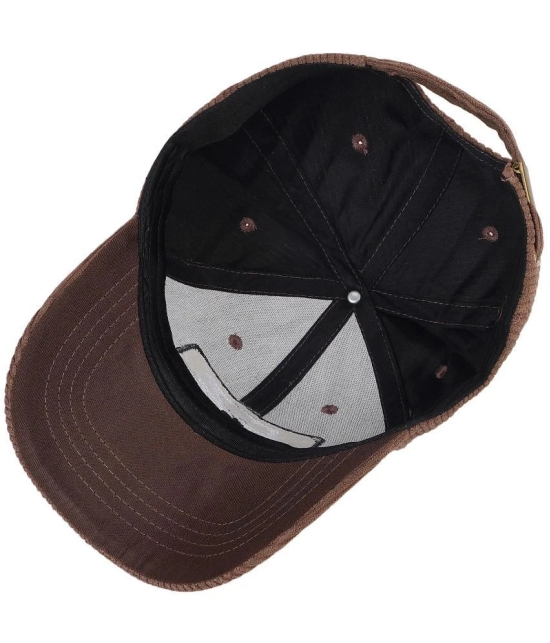 PENYAN Brown Cotton Blend Mens Cap ( Pack of 1 ) - Brown