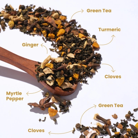 Turmeric Green Tea - Tea Bags-15 Tea Bags