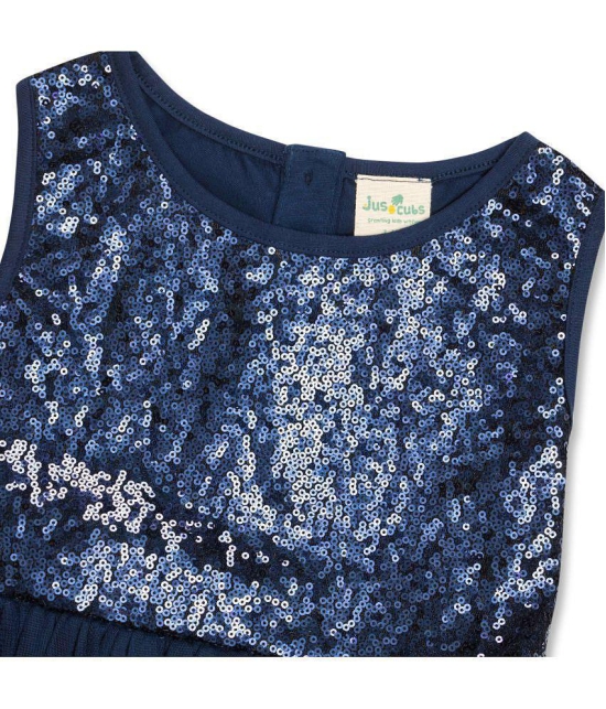 Juscubs Navy Blue Polyester Girls Fit And Flare Dress ( Pack of 1 ) - None