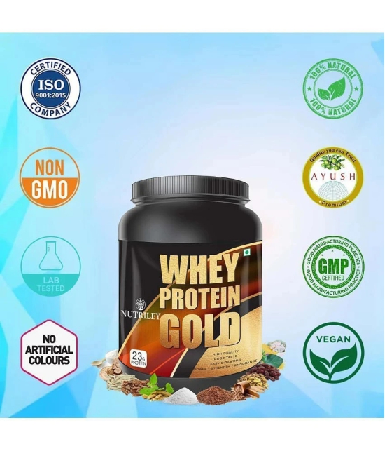 Nutriley Whey Gold Whey Protein ( 1000 gm , American Icecream - Flavour )