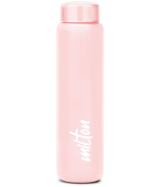 Milton Aqua 1000 Stainless Steel Water Bottle (950 ml) Light Pink - Light Pink