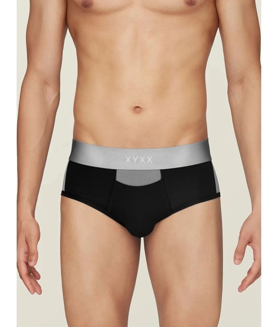 XYXX Pack of 2 Modal Mens Briefs ( Black ) - XXL