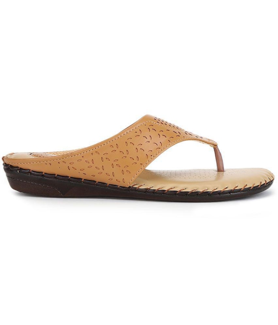 ORTHO JOY - Beige Women's Flats - None