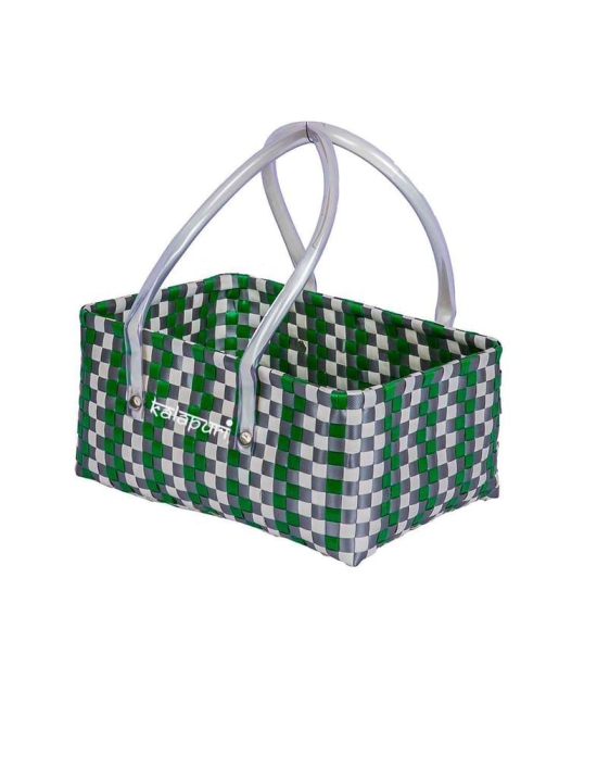 Woven Shopping Half Basket