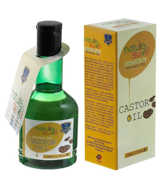 Nature Sure Castor Oil Arandi Tail for Men & Women - 1 Pack (110ml)