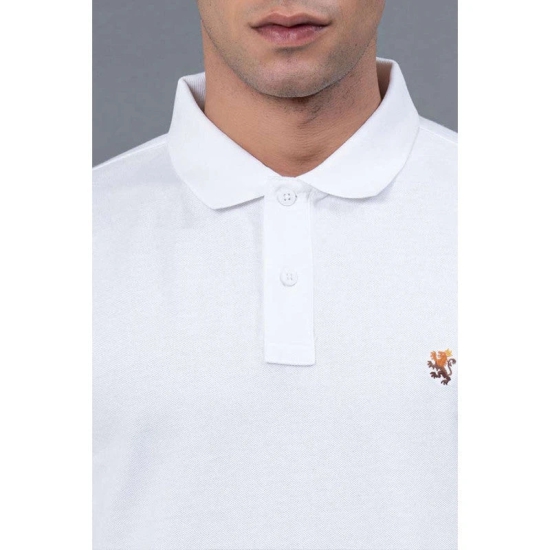 RedTape White Men's Polo T-Shirt | Casual Cotton T-Shirt | Half Sleeves Polo T-Shirt