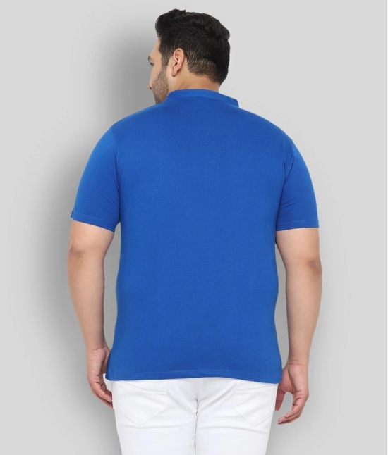 Urbano Plus - Blue Cotton Regular Fit Mens T-Shirt ( Pack of 1 ) - None